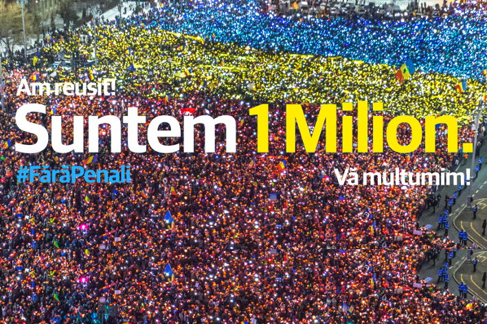 Inițiativa Fără Penali în funcții publice a strâns 1 Milion de semnături
